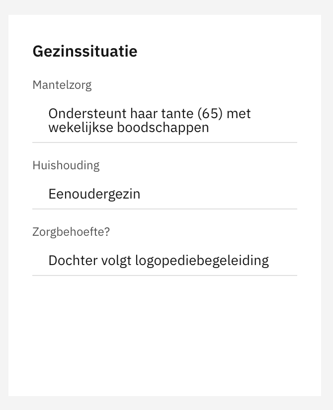 Fields widget example